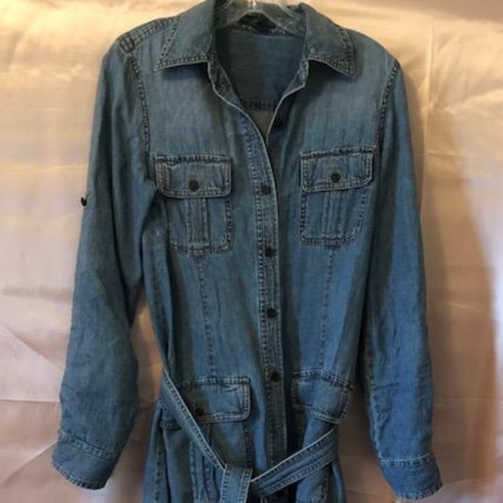 Ralph Lauren Denim Dress, Women's US Size 4, Pre-Owned Good Condition